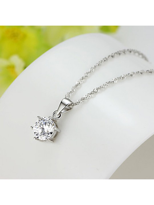 Jewelry Pendant Necklaces 925 Sterling Silver Sterling Silver Women Silver Wedding Gifts