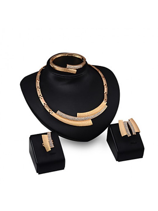 Wedding Accessories Gold Plated jewellery Floating Charms Vogue Woman Costume African Jewelry Sets  