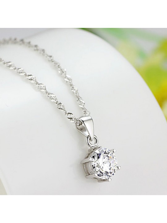 Jewelry Pendant Necklaces 925 Sterling Silver Sterling Silver Women Silver Wedding Gifts